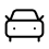 Front view car vehicle icon
